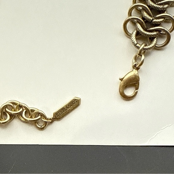 Stella & Dot Belle Statement Tortoise Crystal Flower Necklace - Picture 6 of 6